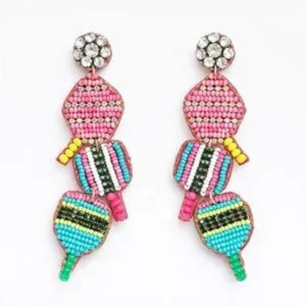 Colorful Beaded Earrings